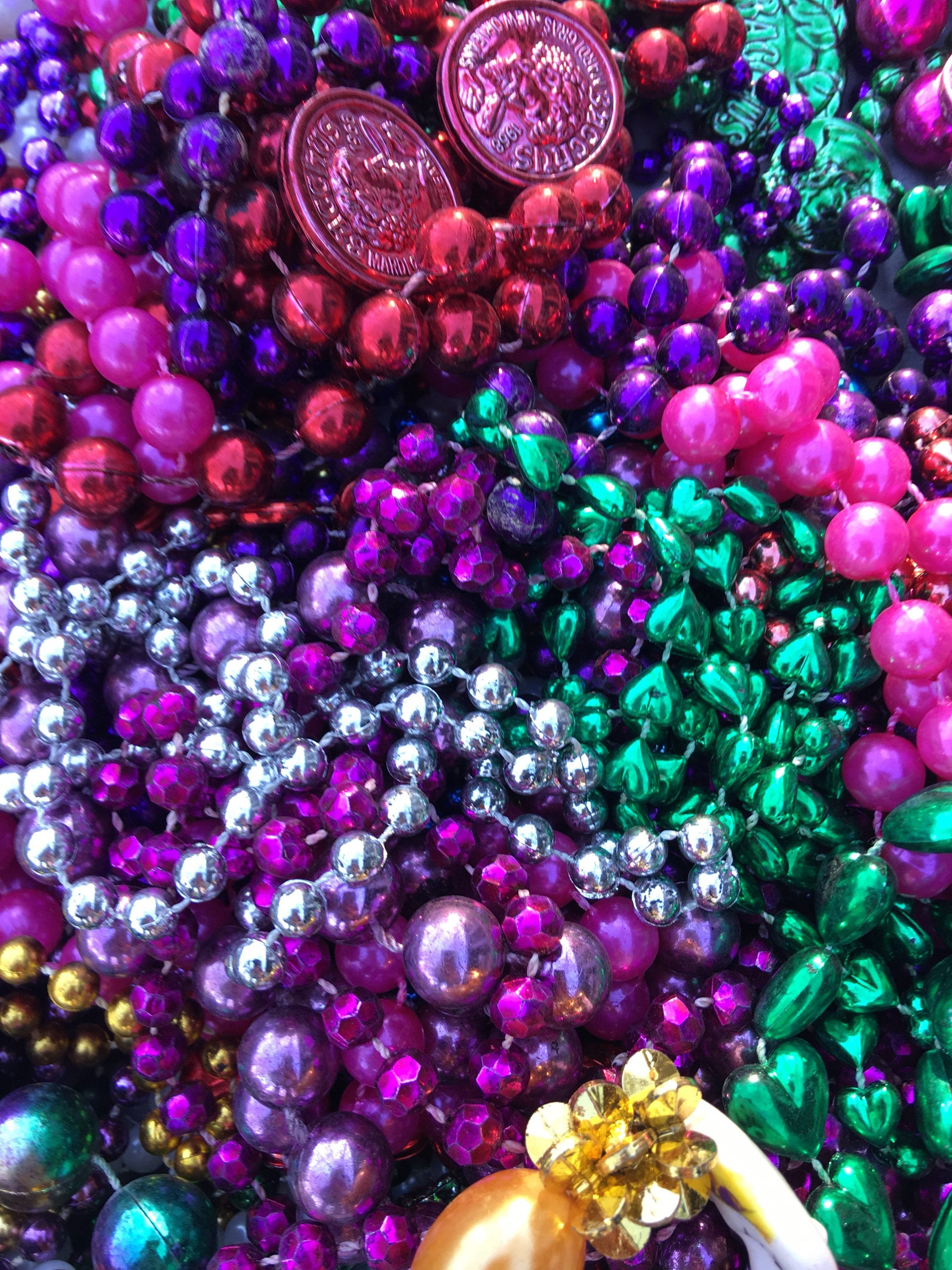 Vintage Mardi Gras Beads NOLA By the Pound/ 2 lbs./ FREE Etsy Nederland