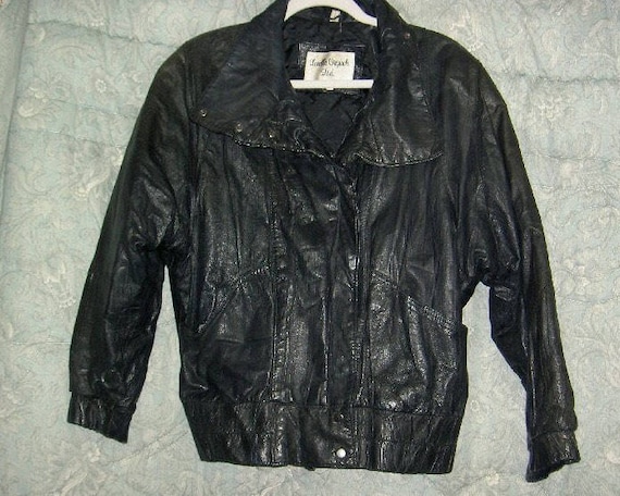 Black Leather Jacket Korea Womens S M Crinkle Style 80s - Etsy Black Leather Jacket Korea Womens S M Crinkle Style 80s - Etsy