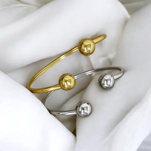 Elegant Handmade Jewelry for Women, 925 Sterling Silver, Adjustable Silver Bangle, Perfect Gift for Her & Special Occasions