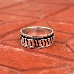 Spinner Ring, 925 Silber Ring, Fidget Ring, Frauen Ring, Boho Ring, Angst Ring, Geschenk für sie, Handgemachter Ring, Sorgen Ring, Meditation Ring