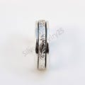 Engraved Floral Sterling Silver Ring – Vintage Style Botanical Band for Women & Men – Handmade Wedding Band – Unique Silver Promise Ring product logo