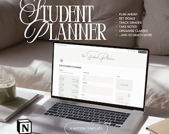 DE BESTE Alles-in-één ADHD-studentenplanner | Ultieme Digital Life Organizer voor universiteit, hogeschool of school om te studeren en aantekeningen te maken