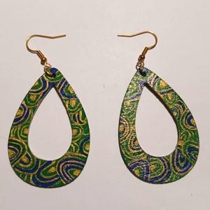 Afrocentric Earrings African Tribal Earrings African Traditional Earrings Indigenous Earrings African Queen Earrings Black Pride Earrings