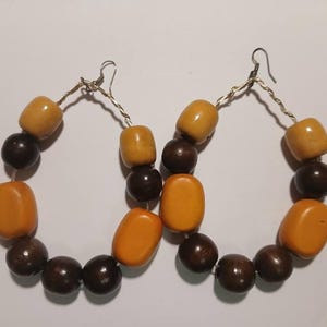 Afrocentric Earrings African Tribal Earrings African Traditional Earrings Indigenous Earrings African Queen Earrings Black Pride Earrings