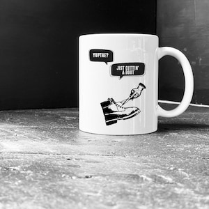 Born Tae Be Wild Scottish Mug: Hand-Printed Ceramic Mug
