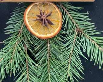 Winter Citrus Simmer Pot | Dried Orange & Pine Holiday Decor