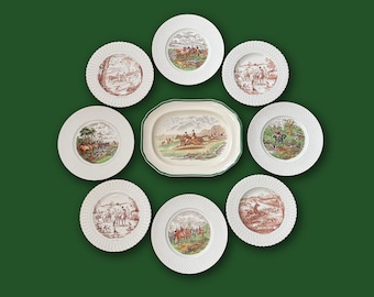 Painted by J. F. Herring, Engraved by J. Harris, End of the Hunt