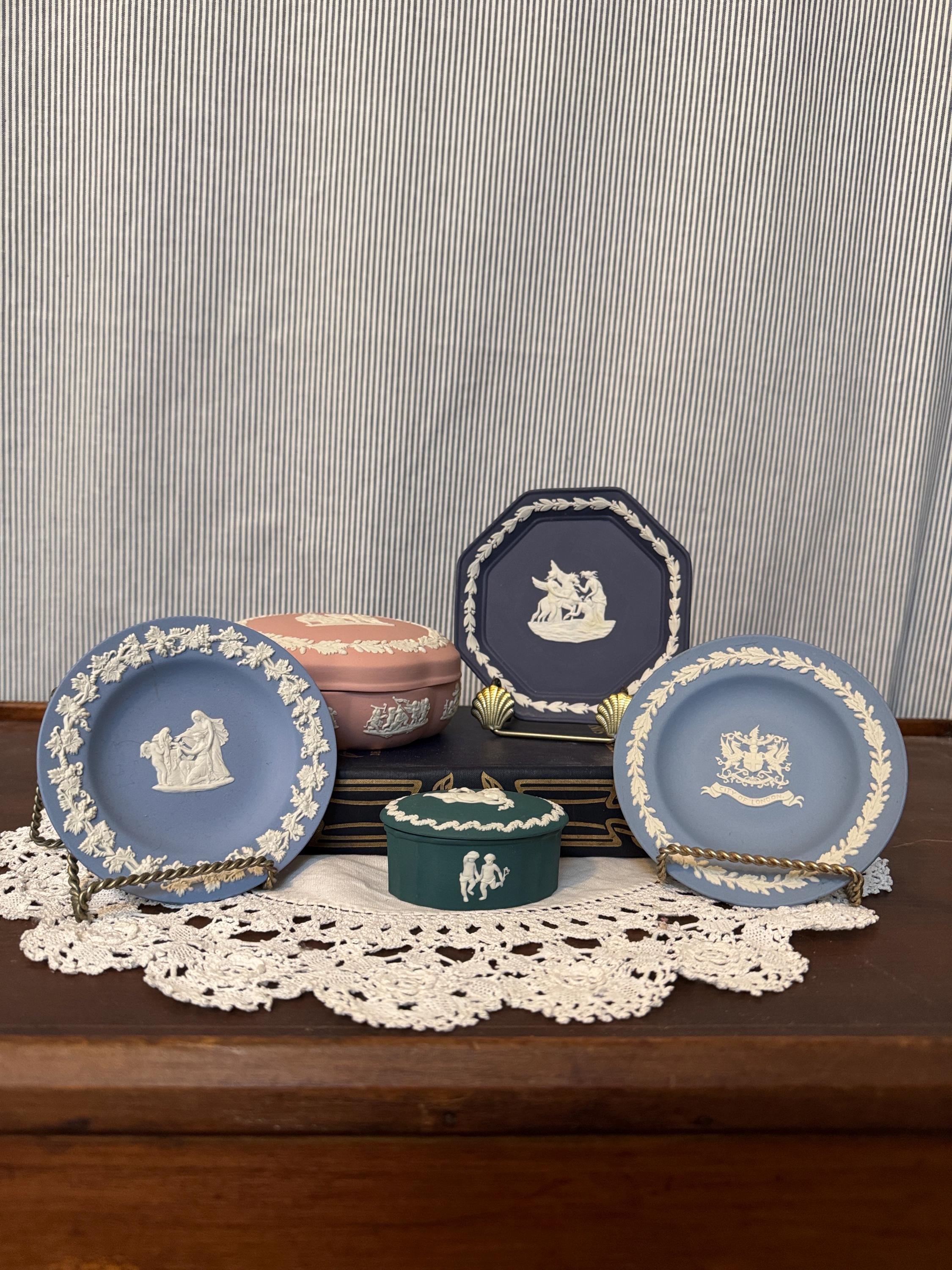 Wedgwood Jasperware Blue - Etsy