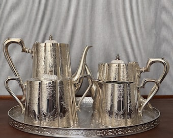 Vintage Barker Ellis Silver-plate Coffee Pot – Brown Bakelite