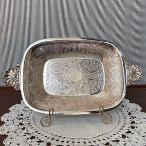 Barker Ellis Silver Plate Tray - Etsy