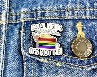 1.5” Equal Rights Enamel Pin – Bold & Empowering Statement Accessory
