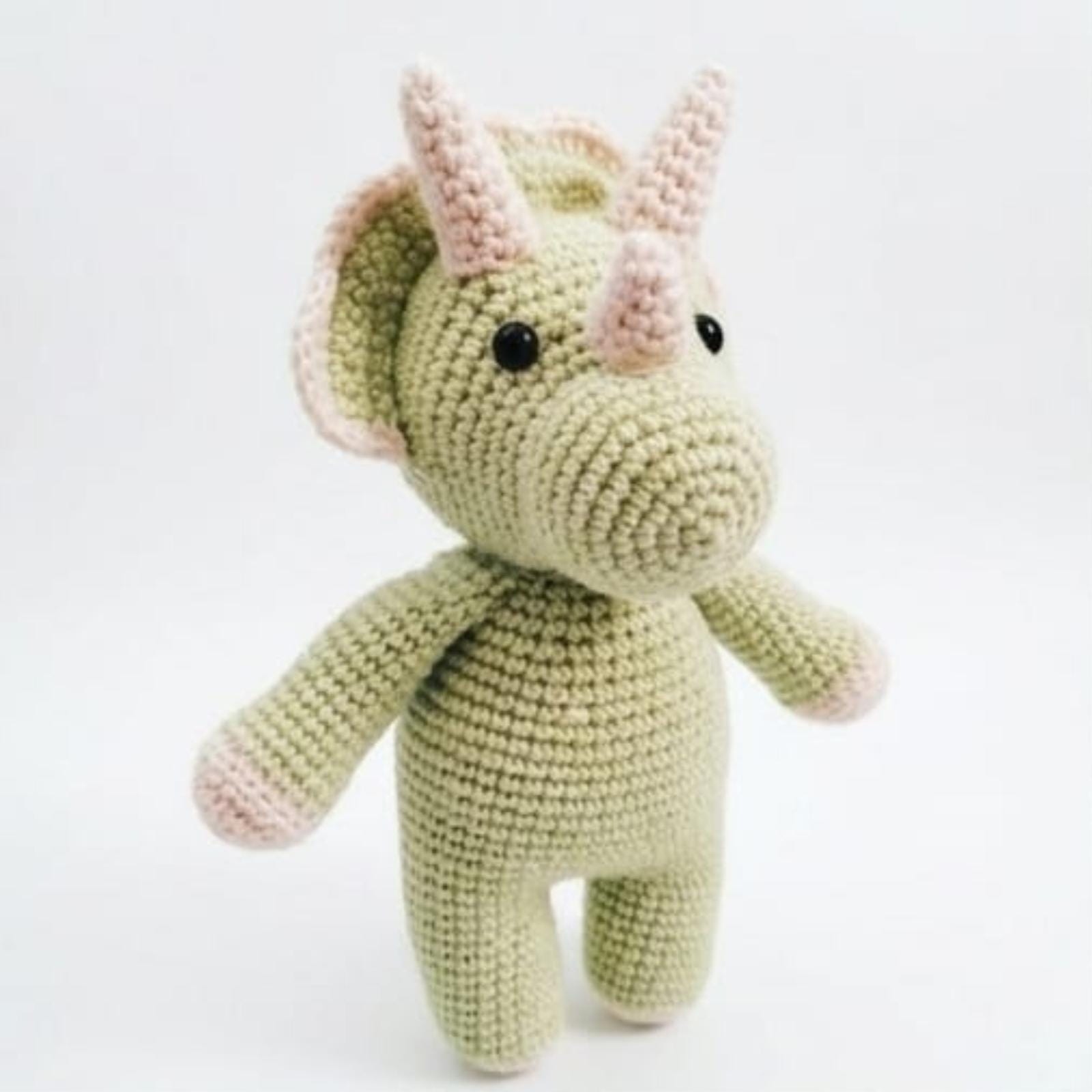 30 Triceratops Crochet Patterns for Dino Lovers, Nursery Decor, and Handmade Gifts 29 Cute Triceratops Amigurumi Plush Tutorial