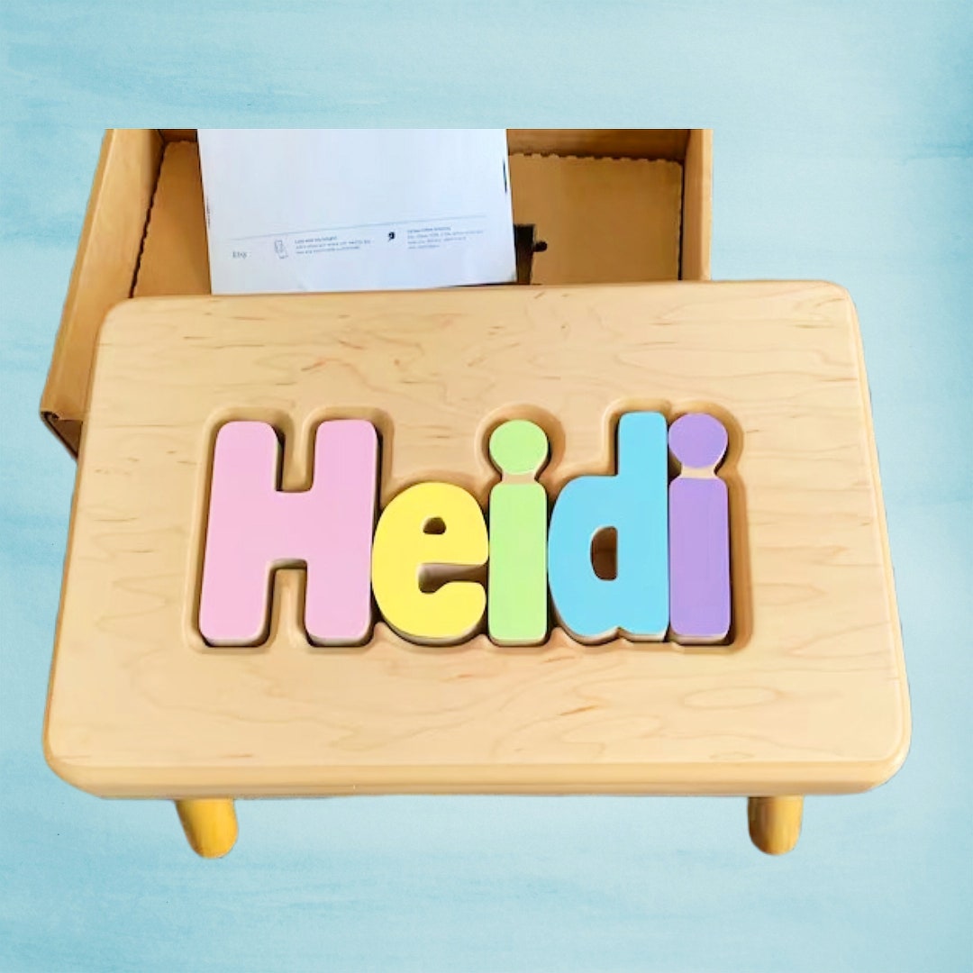 Names of Puzzle Chairs Puzzle Chairs Children's Chairs Etsy