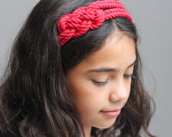 Sailor knot headband, nautical, cotton, rope