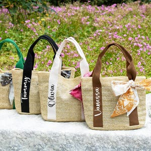 Personalized Beach Bag,Custom Straw Bags,Burlap Tote Bag,Bridal Shower Bag,Bridesmaid Bags,Bachelorette Party Bags for Her,Girls Trip Bags