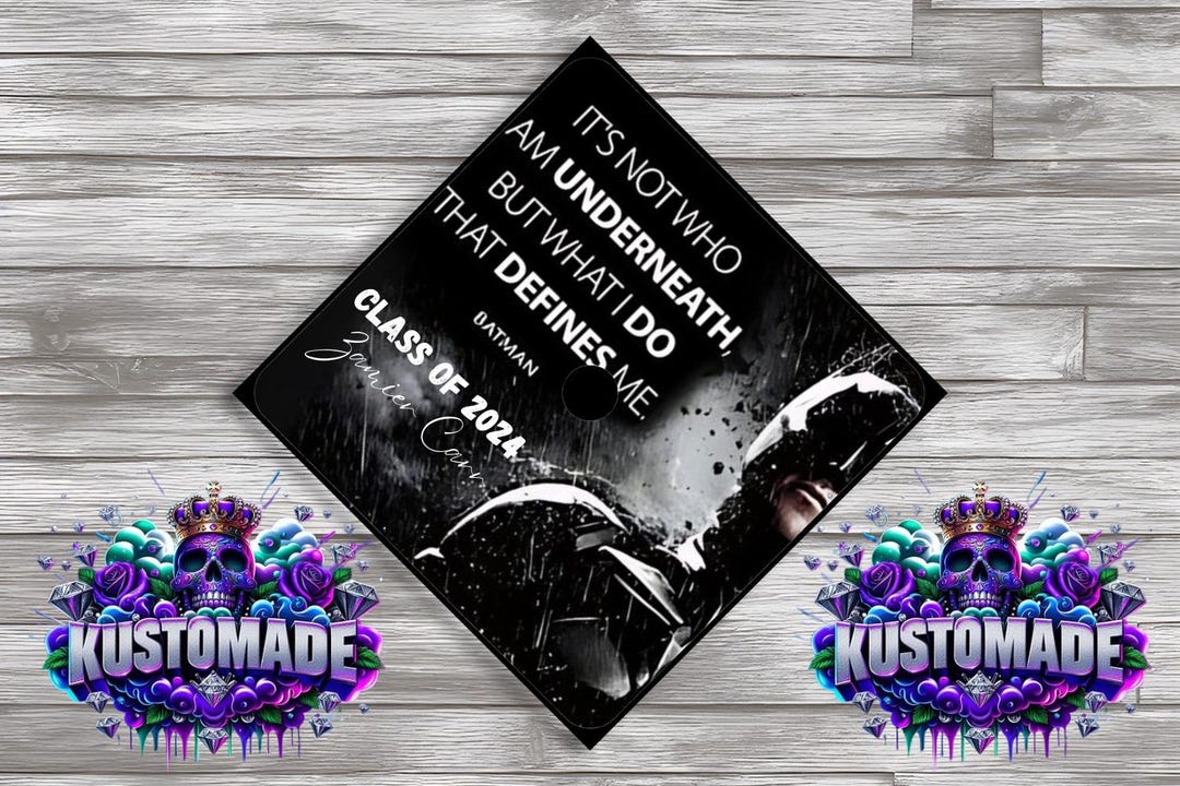 Custom Graduation Cap Topper - Inspired by Gothic Hero Themes - Etsy
