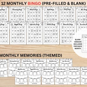 2026 MEGA Journal bundle, Printable Journal Planner, Bullet Journal monthly yearly trackers, Mood, Habit, Reading, A4 & A5, Digital Download image 4