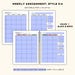 EDITABLE Weekly Assignment Tracker, 2 Pages, Printable, Homeschool ...