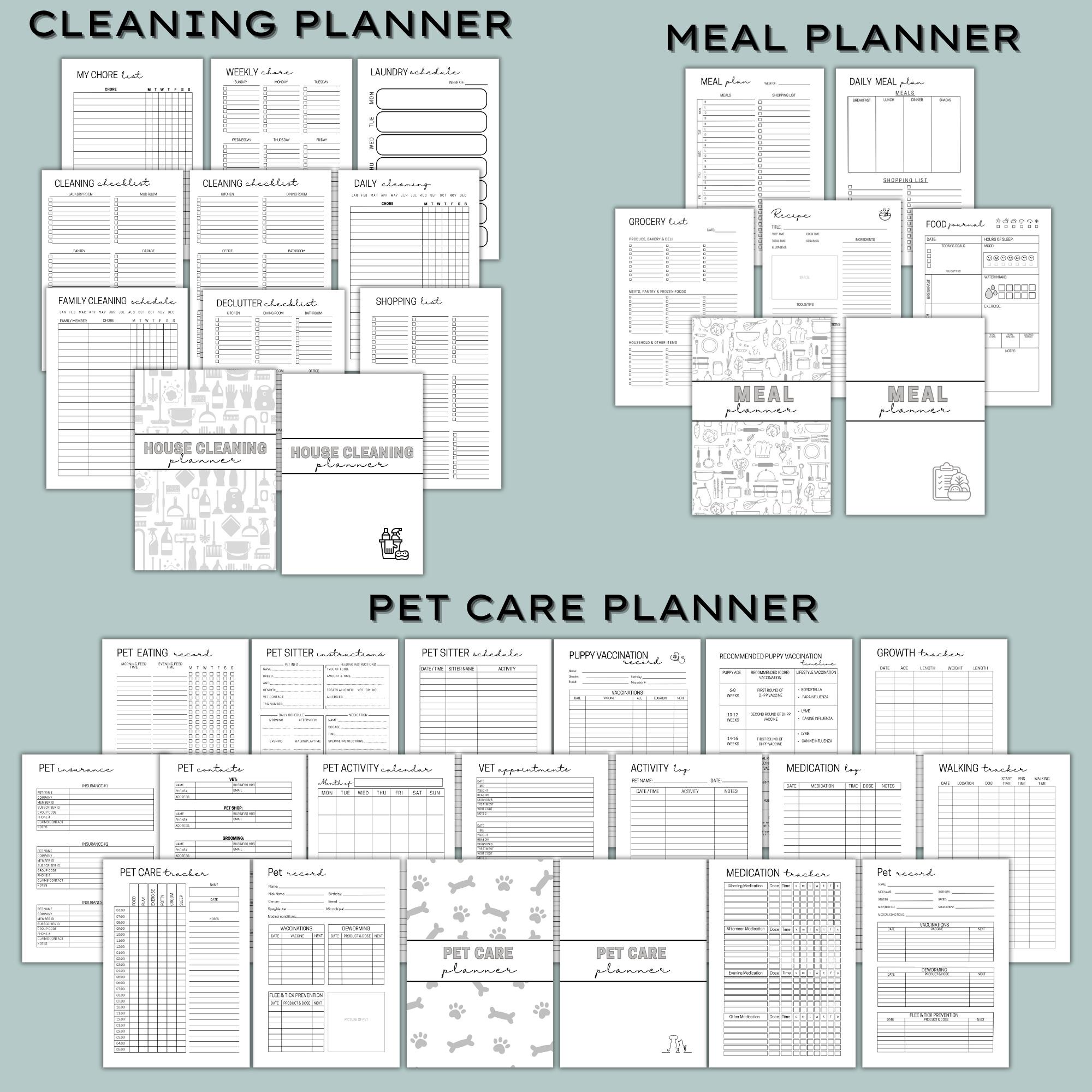 Ultimate Life Planner Printable Bundle: 15 in 1 Mega Bundle - ADHD ...
