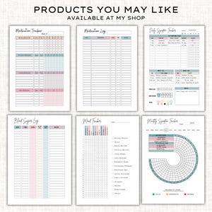 Daily Medication Tracker, Medication Log, Printable Medicine Log for Nurses, Medication Sheet, Medication List, Medicine Intake Tracker, PDF image 8