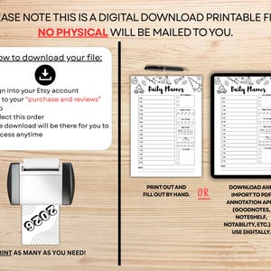 2026 MEGA Journal bundle, Printable Journal Planner, Bullet Journal monthly yearly trackers, Mood, Habit, Reading, A4 & A5, Digital Download image 20