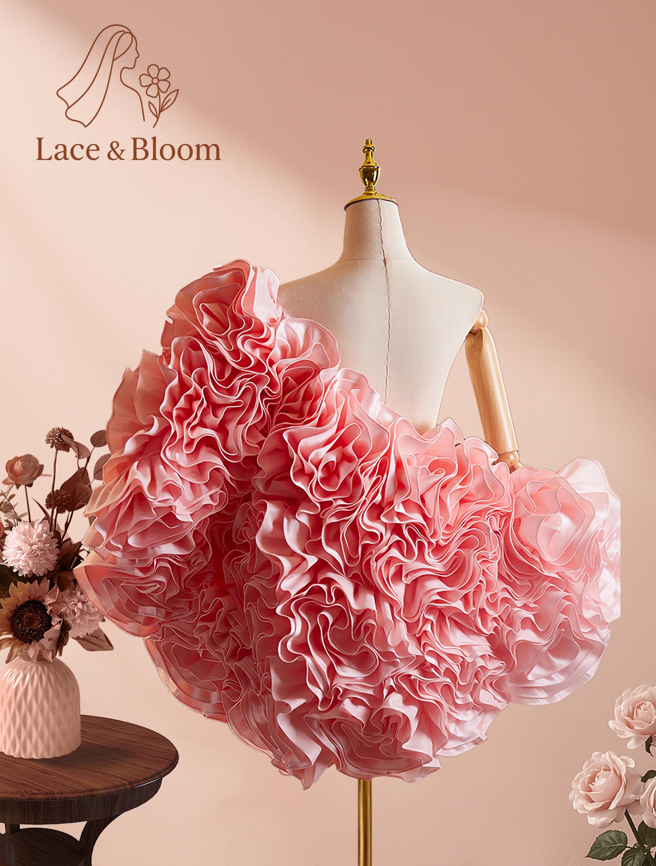 TreatÜrself Rose motif ribbon tulleskirt treatürself Rosemotif