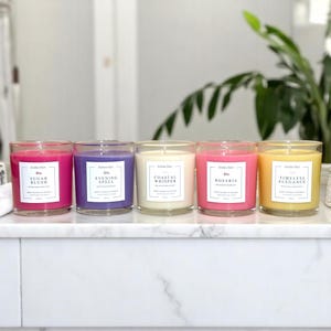 Perfume Inspired Soy Candles, Luxury Scented Candle Set, Romantic Gift for Her, Anniversary Gift, Wife, Couple, Date Night, Home Decor