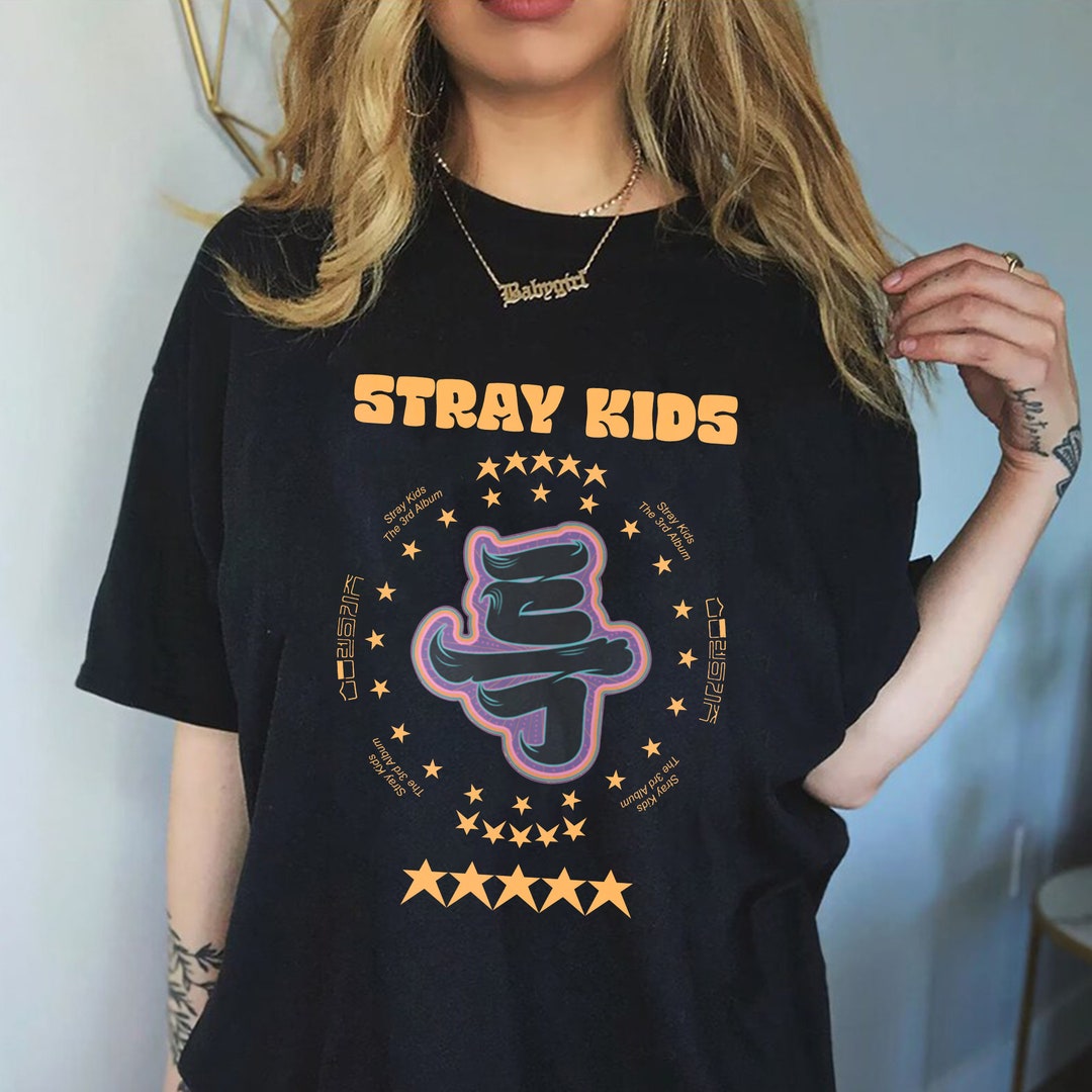 5 Star Stray Kids Shirt. Stray Kids New Album Shirt. Stray - Etsy