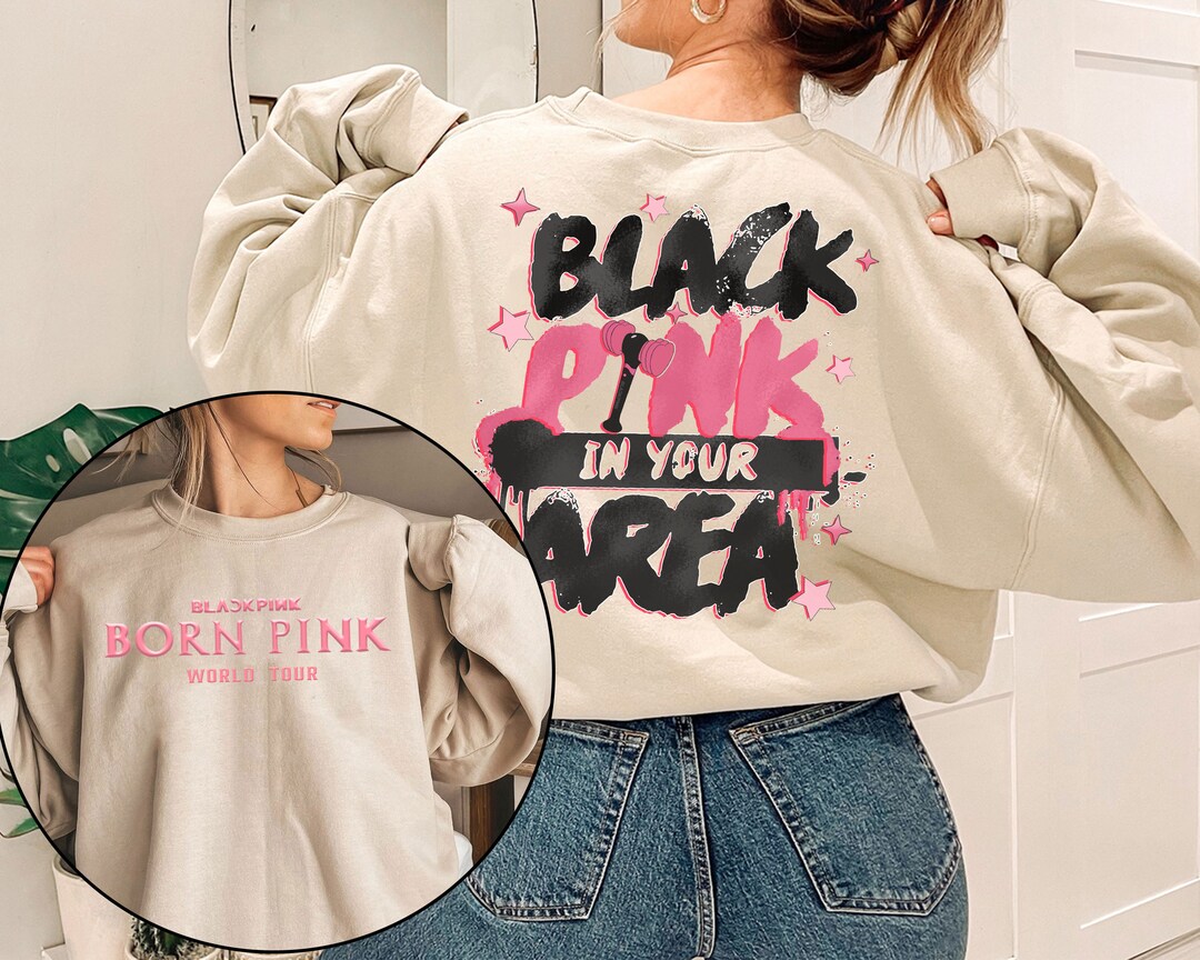 Sudadera Born Pink 2022. Camiseta Blackpink Born Pink World Tour. Camisa Blackpink Blink. Camisa de miembro Blackpink. Camisa del álbum Blackpink.