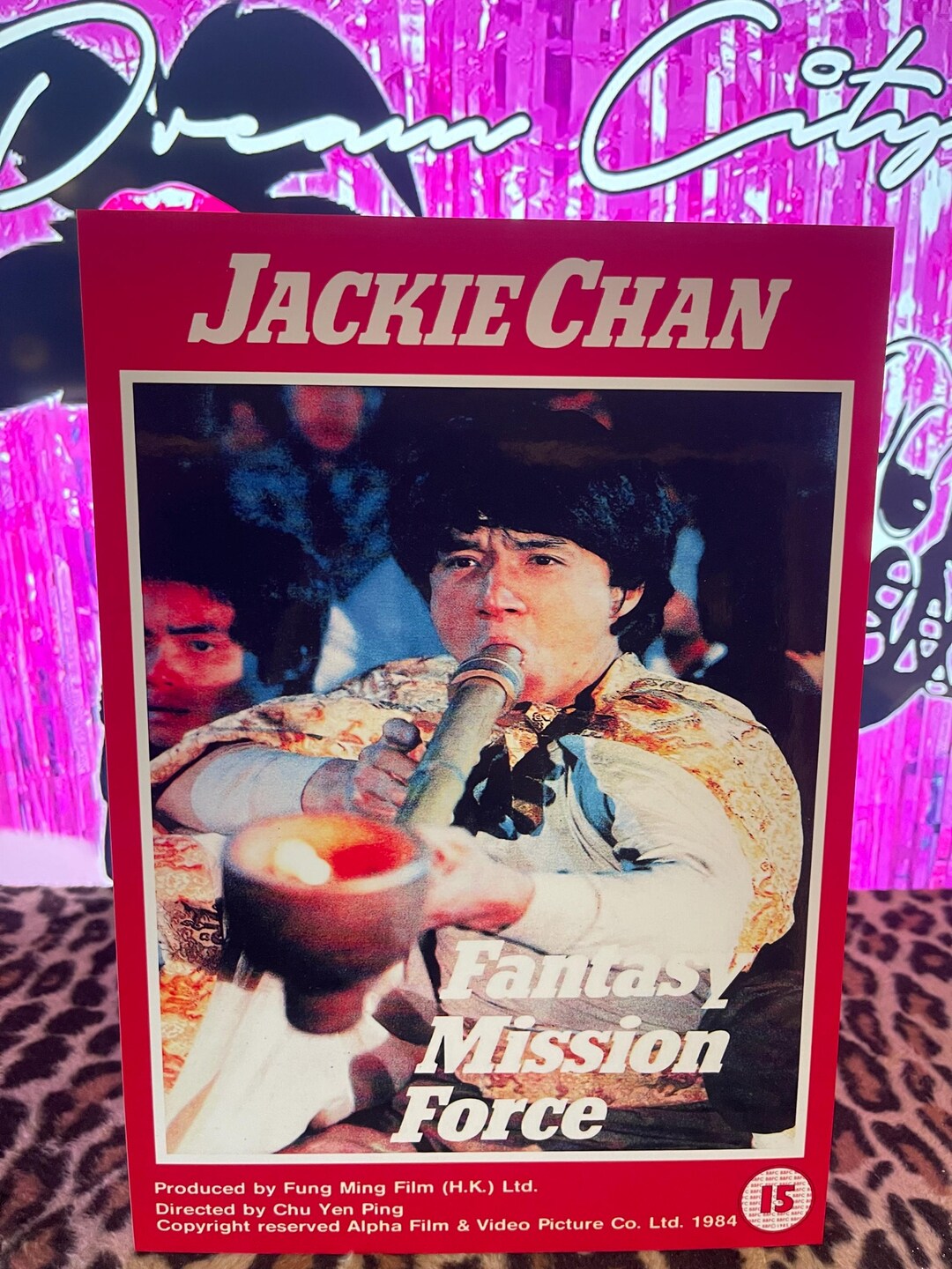 Jackie Chan Fantasy Mission Force A4 Photo Print 1980s UK VHS Promo