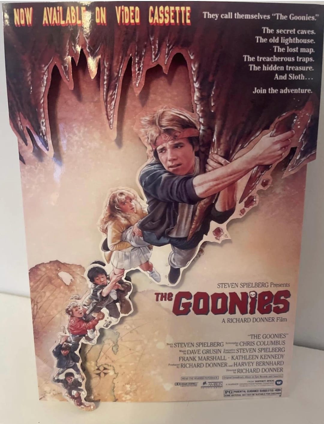 The Goonies VHS 3D Standee Pop-up A4 Promo Photo Print NEW! - Etsy