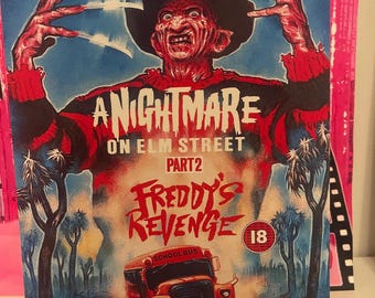 A Nightmare On Elm Street 2 VHS Standee Pop-Up A4 Promo NEW! Robert Englund.
