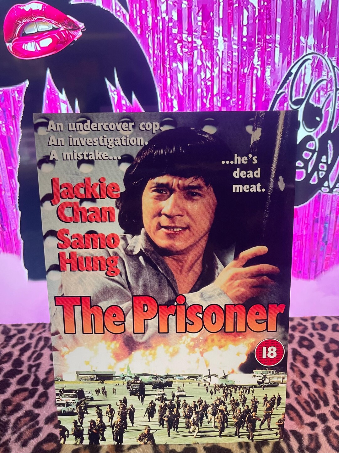 Jackie Chan ‘’the Prisoner’’ UK A4 Standee Photo Print VPD/IMPERIAL