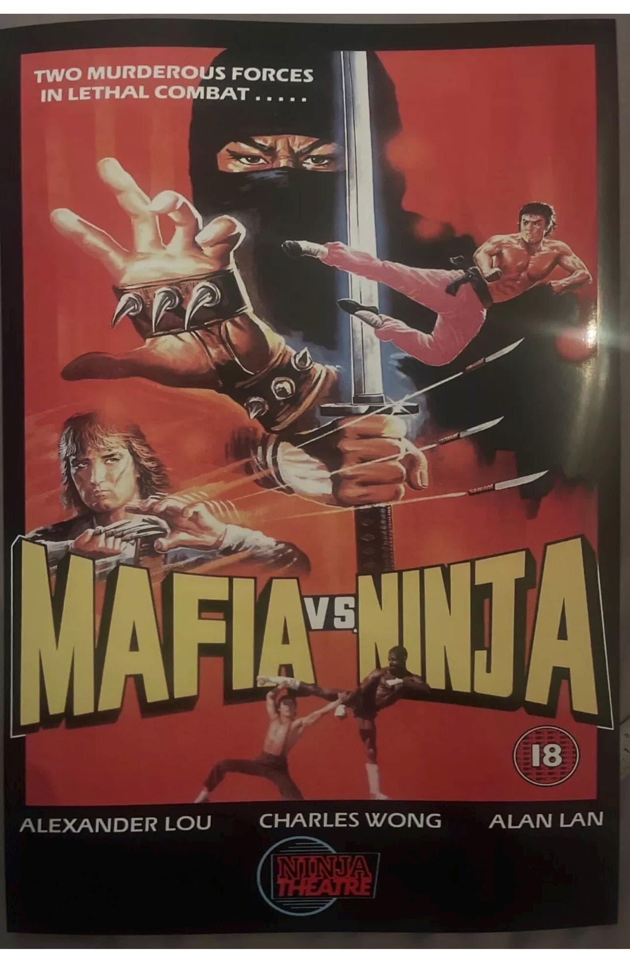 Mafia Vs Ninja VHS Photo Poster: Ninja Theatre Collectible - Etsy