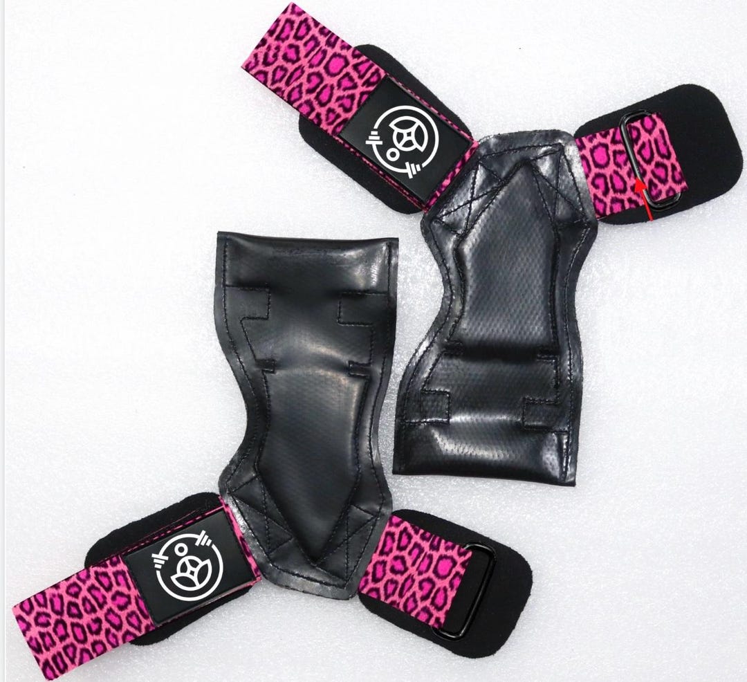 Pink Leopard Lifting Grips - Etsy