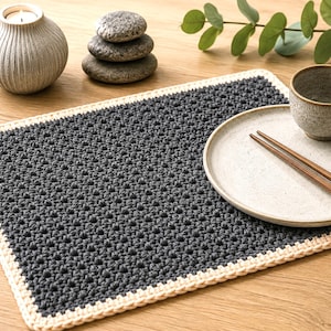 crochet dressing table mats Amazon.com: Utobanh Handmade Cotton Woven Crochet Placemat with Tassels, 10  x12 Inches Small Place Mat for Bohemian Wedding Dcor, Boho Table Mat for  Farmhouse, Rustic Dcor for Dining Table, Beige : Home