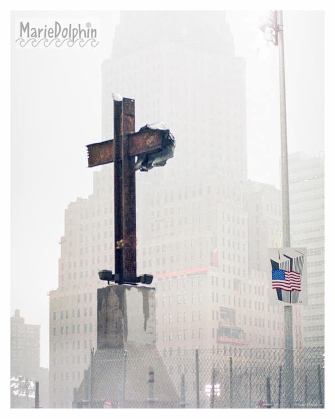 911 World Trade Center Ground Zero Steel Beam September 11 2001 CROSS ...