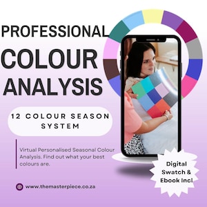 Análisis de color personal virtual: Sistema de 12 estaciones