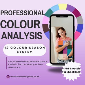 Professional Colour Analysis by Qualified and Certified Image Consultant, Virtual Personalised Seasonal Colour Analysis (12 season system)
