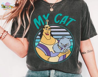 Retro 90s Disney The Emperors New Groove Kronk & Yzma My Cat Tee, Crop Top, Magic Kingdom WDW Family Birthday Gift, Adult Kids Toddler Shirt