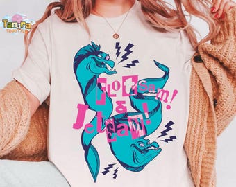 Retro 90er Jahre Disney Die kleine Meerjungfrau Strandgut T-Shirt, Crop Top, Ursula Bösewicht Kollektion, Perfektes Disney Urlaubsgeschenk