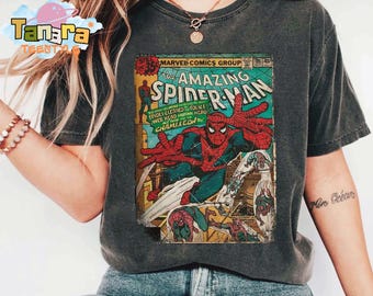 Retro 80s Spider-Man Comics Shirt, The Amazing Spider-Man Vintage Design, Perfect for Marvel Fans, MCU Collection, Holiday Gift
