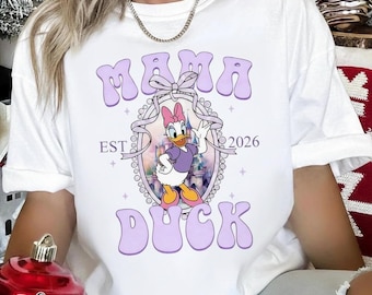 Daisy Duck Mom Sweatshirt, Disney Mother's Day Hoodie, Mama Duck Crewneck, Disneyland Mom Trip Sweatshirt, Cute Duck Mom Shirt