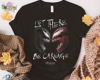 Retro 90s Marvel Venom Let There Be Carnage Tee, Crop Top, Venom Showtime VS Design, MCU Fans Marvel Studios, Family Birthday Gift