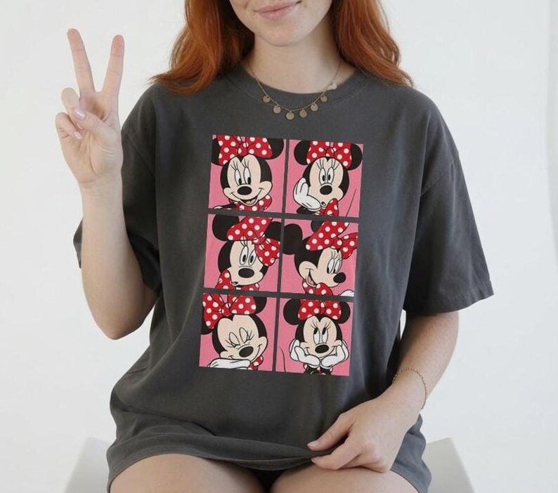 Retro Minnie Mouse T-Shirt, Disney Magic Kingdom Tee, Vintage Minnie Trip Shirt, Family Vacation Disney Shirt 2026 image 3