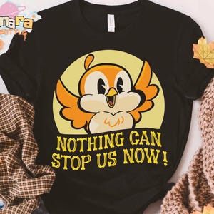 Chuuby Bird Nothing Can Stop Us Now Shirt, Disneyland 2025 Trip Collection, Mickey & Minnie&#39;s Runaway Railway Design, Vintage Disney