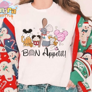 Retro 90s Remy Little Chef Bon Appetit Tee, Epcot Food & Wine Festival 2025, Disney Snacking Around The World, WDW Vacation Shirt,