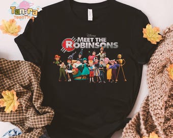 Disney Meet The Robinsons Characters T-Shirt, WDW Magic Kingdom Disneyland Trip Gift, Family Vacation Tee, Bowler Hat Guy Wilbur Franny