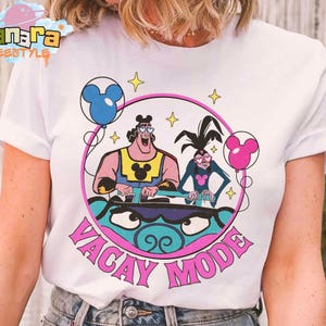 Retro 90s Disney Villains Yzma and Kronk Shirt, The Emperor&#39;s New Groove Tee, Mickey Balloon Vacation Mode, Disneyland Family Holiday 2025