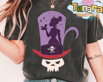 Retro 90s Disney Princess And The Frog Tiana Tee, Crop Top, Dr. Facilier Villain Shirt, Magic Kingdom Family Vacation Holiday Gift